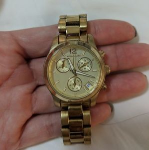 Gold Michael Kors watch